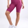 High-Waisted Scrunch Yoga Shorts with Hip Pockets - Image 18