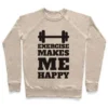 Sweatshirt - Exercise Makes Me Happy - Image 3